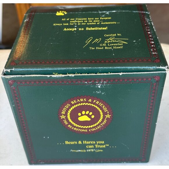 VTG 1998 The Boyds Collection Collectible Bear Trinket #227707 "The Collector" - Picture 12 of 15